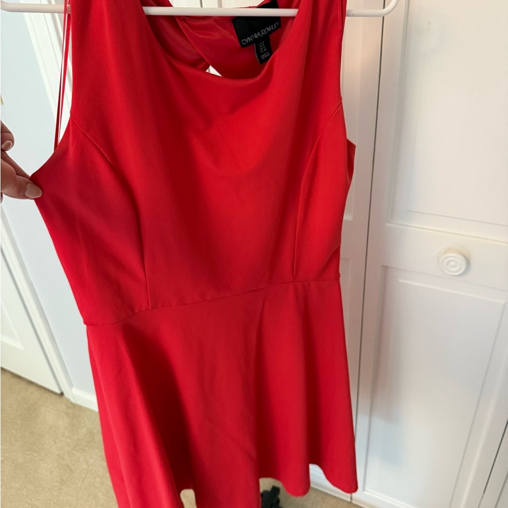 Cynthia Rowley Red Dress